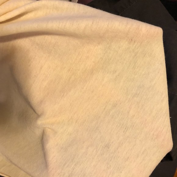 Community X Aritzia Sheer Yellow Crop Top NWOT - Picture 6 of 6